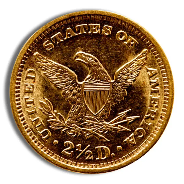 $2.5 Gold Liberty Quarter Eagle BU