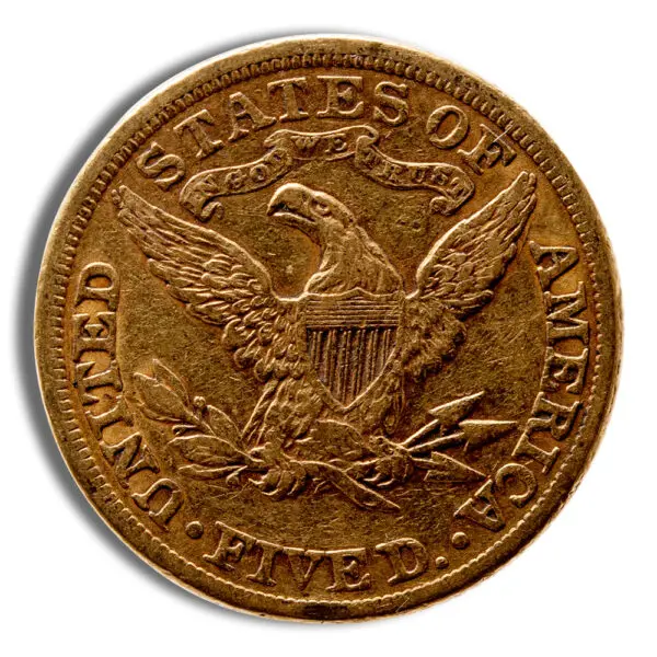 $5 Gold Liberty Half Eagle VF