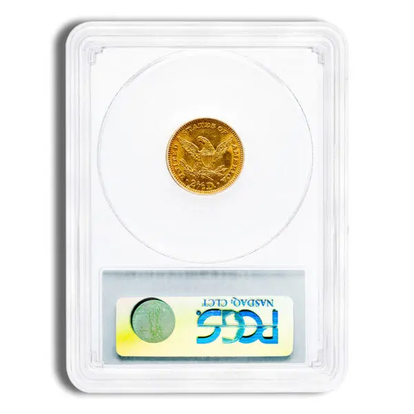 $2.5 Gold Liberty Quarter Eagle PCGS MS61