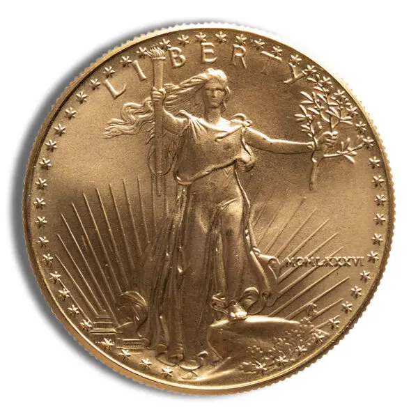 1986 1oz Gold Eagle BU (MCMLXXXVI)