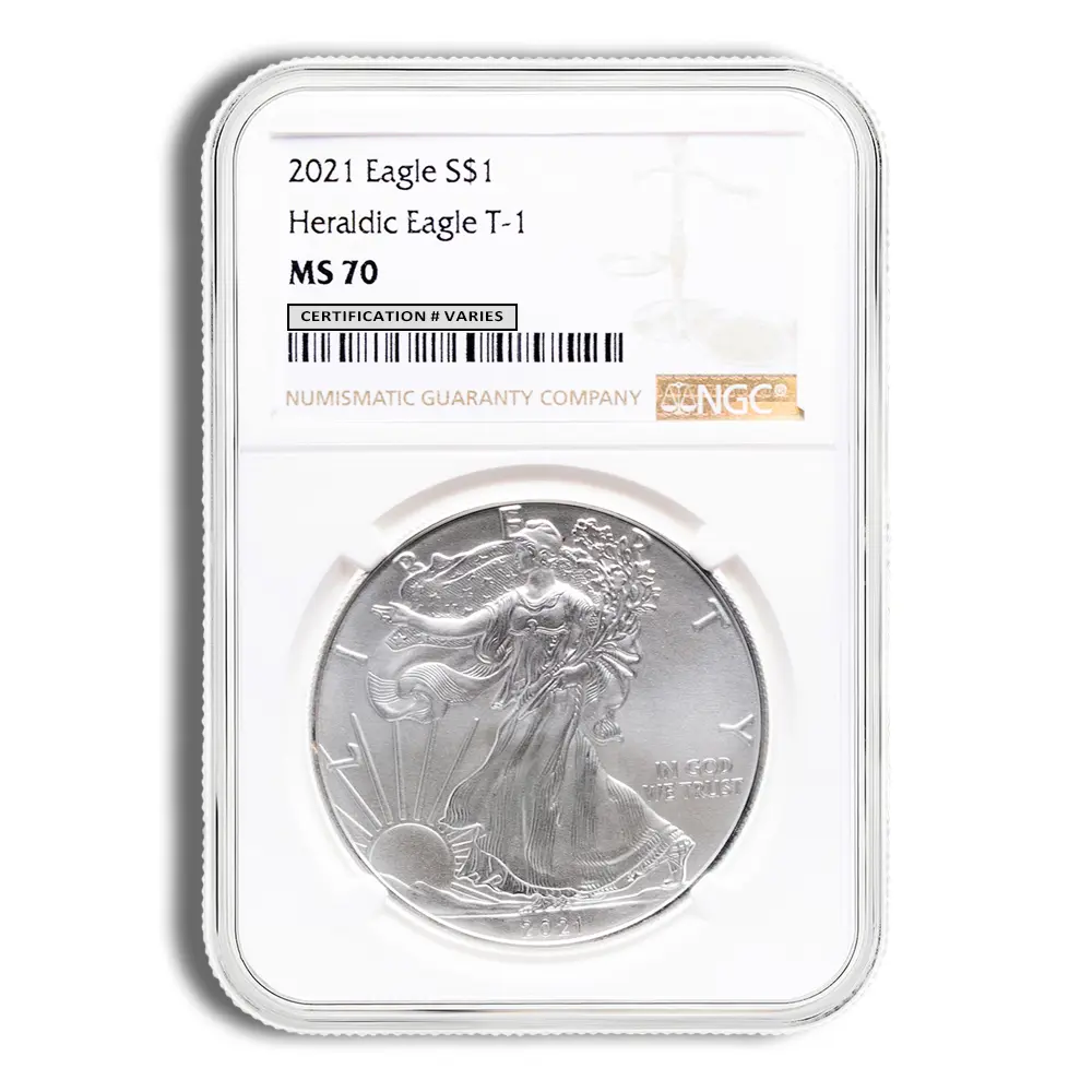 2021 Silver Eagle NGC MS70 (Type 1)