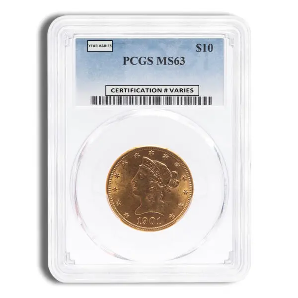 $10 Gold Liberty Eagle PCGS MS63