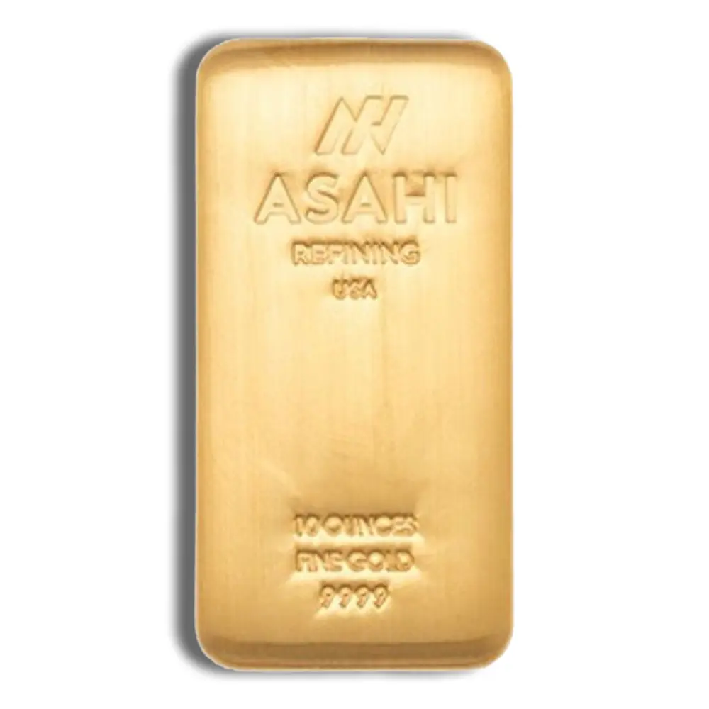 10oz Gold Bar Asahi Refining (Cast)