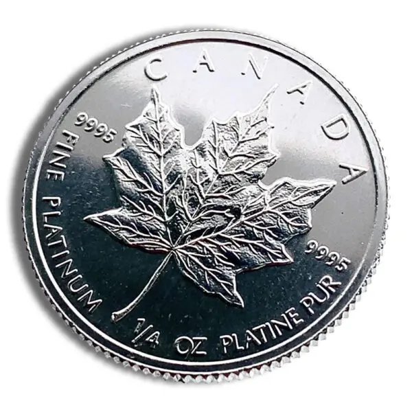 1/4oz Platinum Maple Leaf (Year Varies)