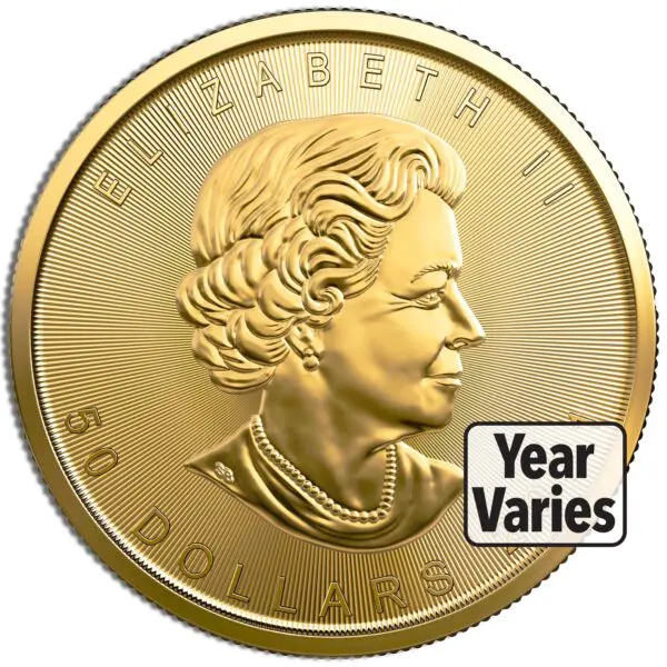 1oz Gold Maple Leaf (Year Varies)