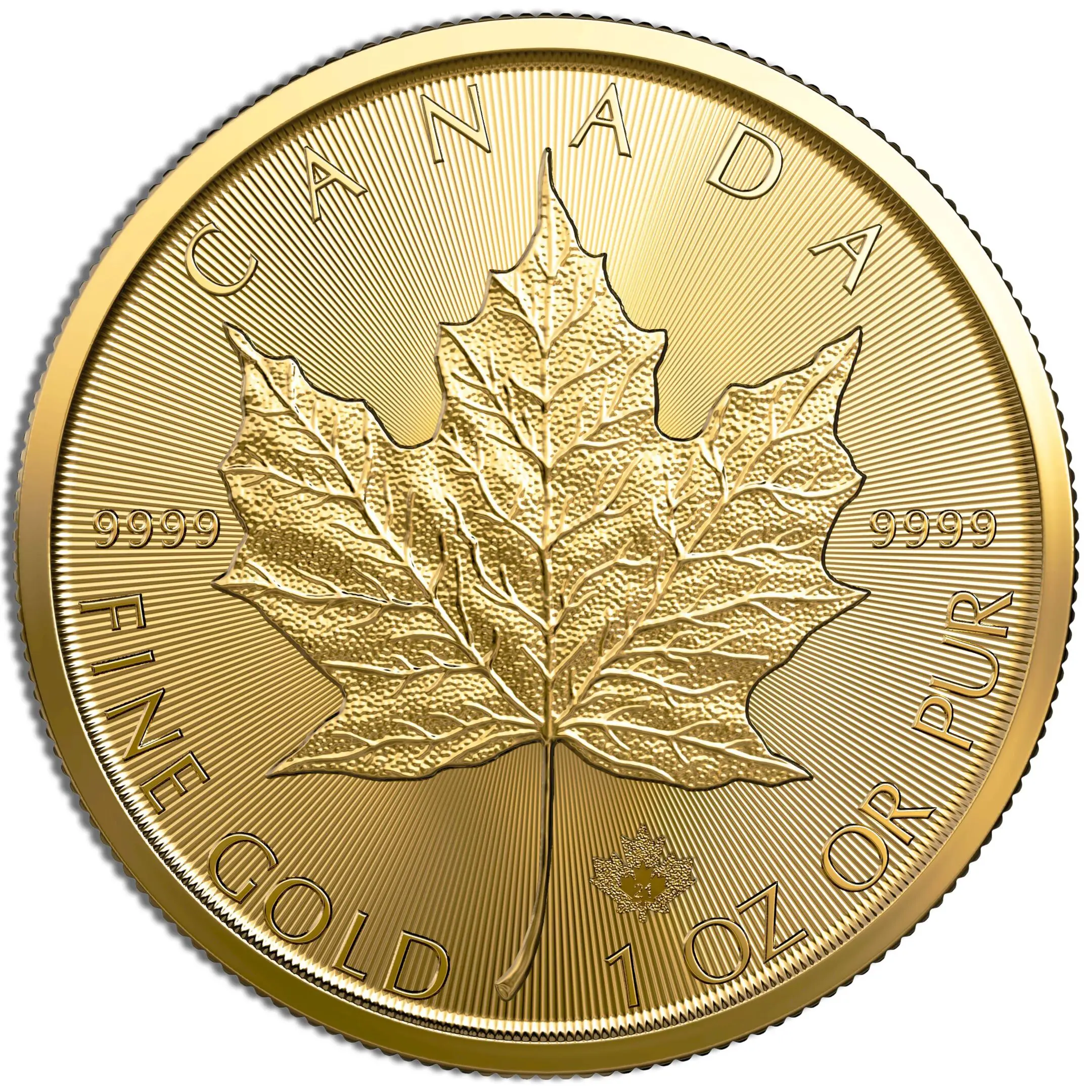 1oz Gold Maple Leaf (Year Varies)