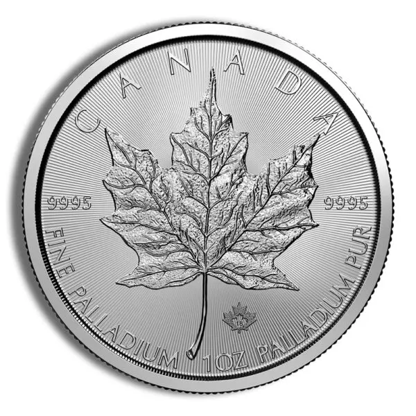 1oz Palladium Maple Leaf BU