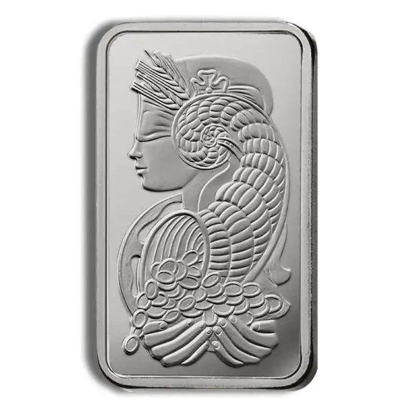 1oz Platinum Bar PAMP Fortuna (Carded)