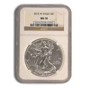 2012 Silver Eagle NGC MS70