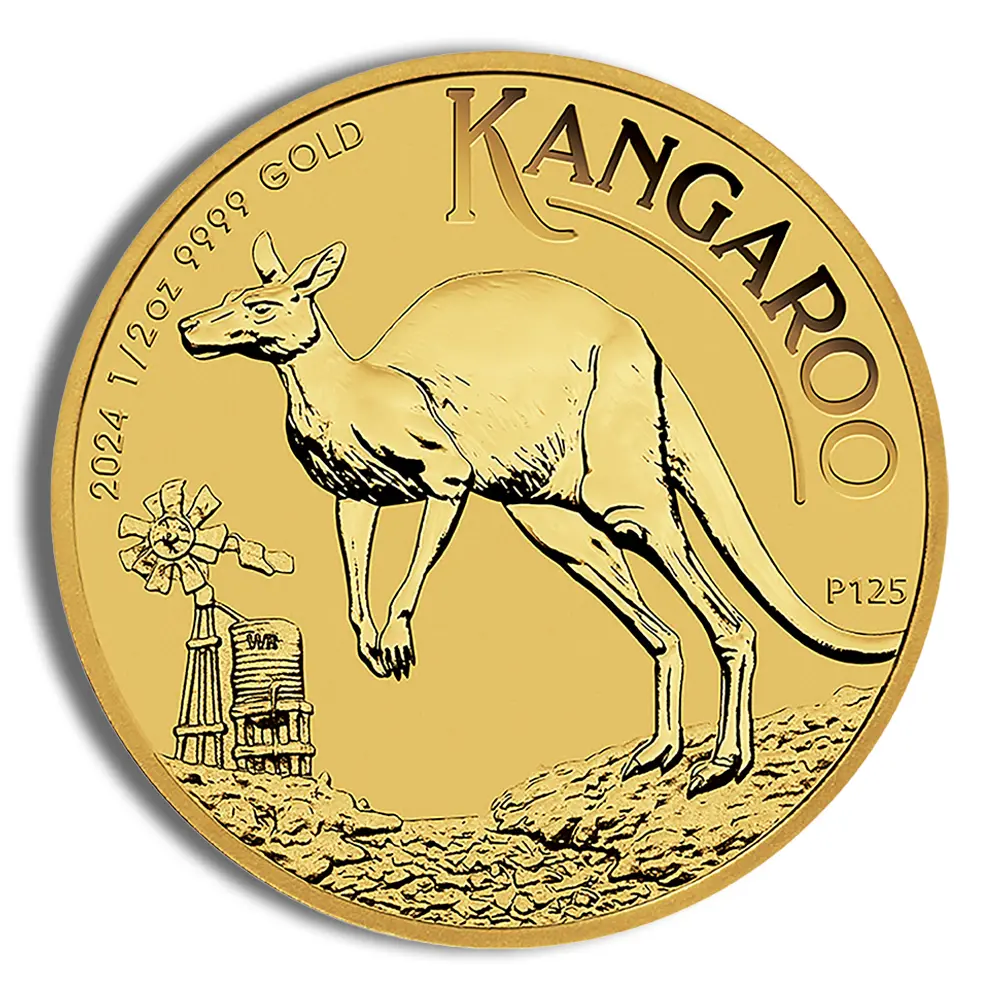 2024 1/2oz Australian Kangaroo Gold Coin