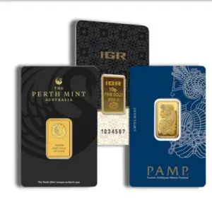 10 gram Gold Bar Brand Varies (Carded)