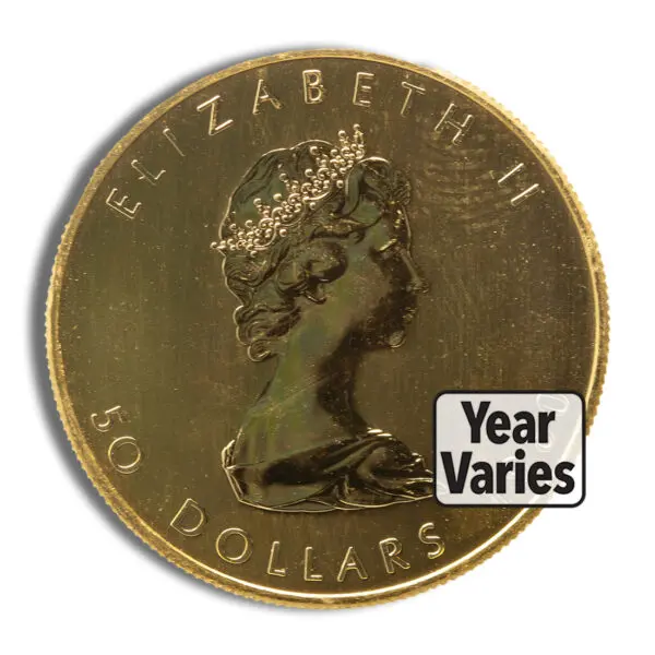 1oz Gold Maple Leaf (Year Varies)