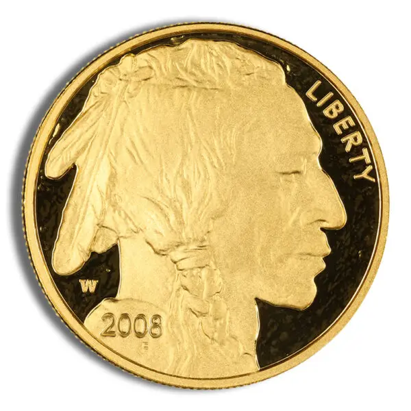 2008-W 1oz Proof Gold Buffalo