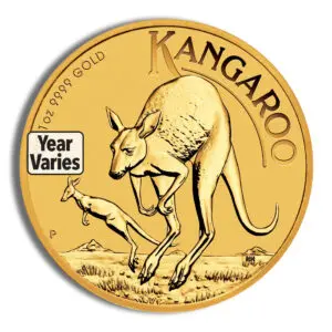 1oz Australian Kangaroo Gold Coin BU