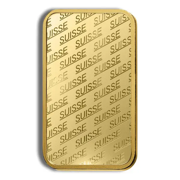 1oz Gold Bar PAMP Suisse (Carded)