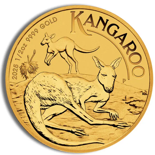 2025 1/2oz Australian Kangaroo Gold Coin