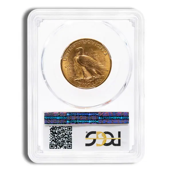 $10 Gold Indian Eagle PCGS MS62