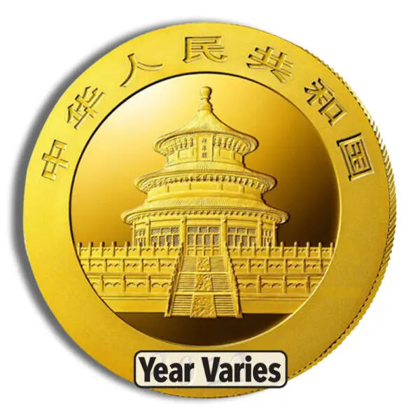 30 gram China Gold Panda BU Unsealed
