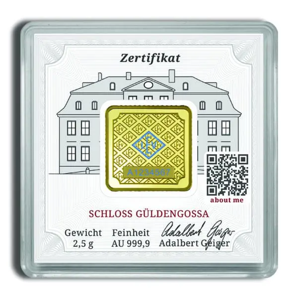2.5 gram Gold Bar Geiger (In Assay)