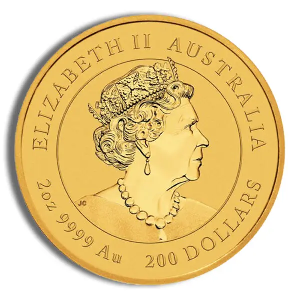 2000 2oz Australia Gold Nugget BU