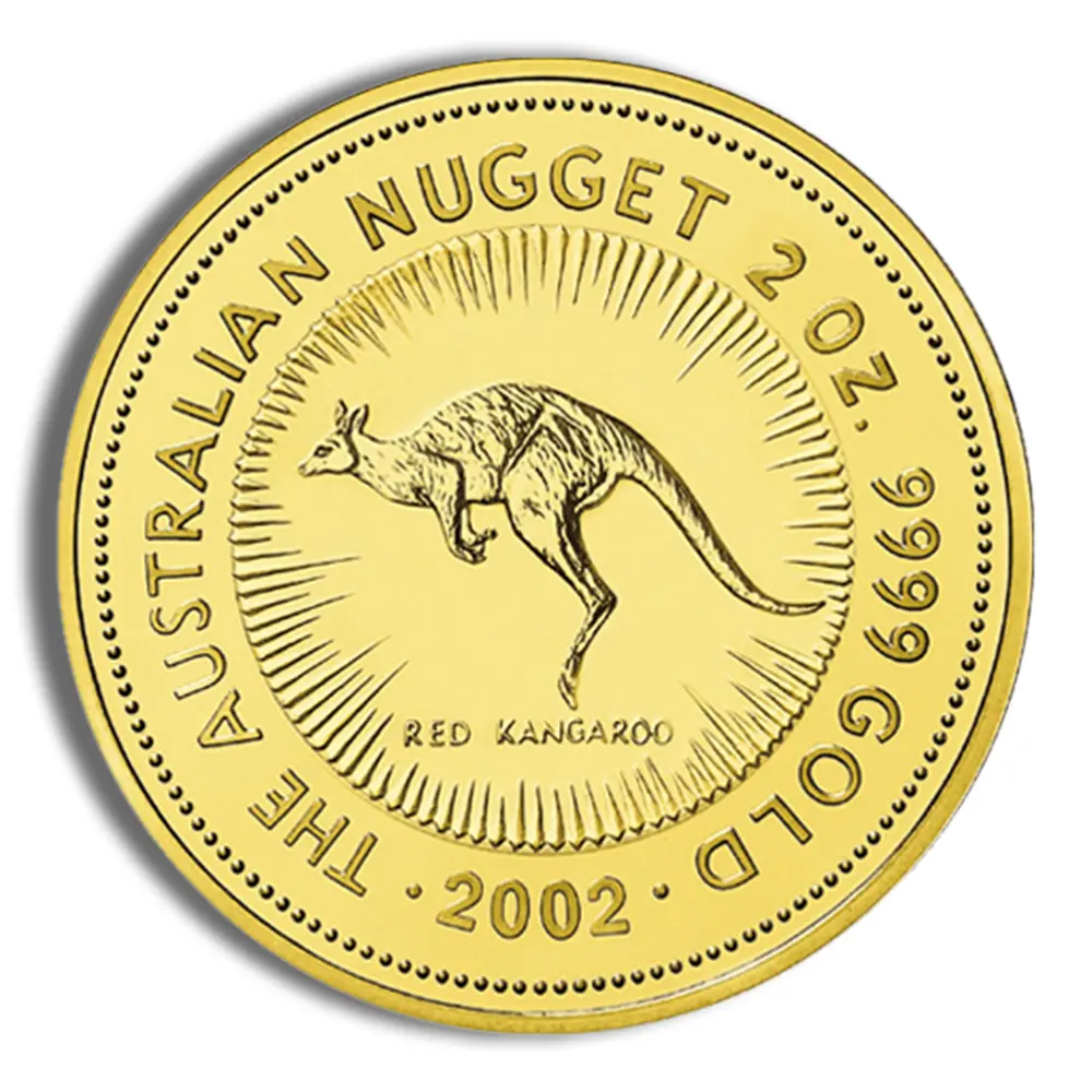 2002 2oz Australia Gold Nugget BU